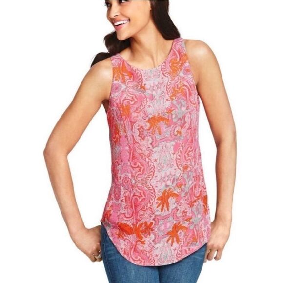 CAbi Jubilee Top in Pink Paisley - Picture 1 of 9